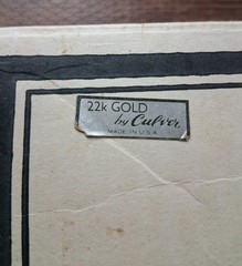 Vintage Culver 22K Gold Poinsettia Glasses Old Fashion Set Of 4 NIB