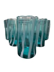 Alessandro Coppola Arte di Murano Italy Hand Blown Glass Tumblers Set of 6 – NWT