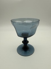 Lenox Antique Blue Champagne Glass Goblet 5 3/8″ Tall
