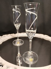 2 Belfor Atomic Starburst & Swirl Vintage Pony Cordial Glasses Pair Set