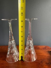 WATERFORD Crystal Toasts Millennium Toasting Champagne Flutes Two Set Germany