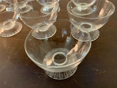 4 Champagne Glasses Model Briançon Crystal By Daum (Price Per Unit) Mod1