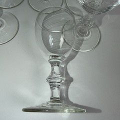 Libbey 4.5” Tall Liquor Cocktail Glasses ~ Clear Glass 2” Wide Vintage Set Of 6