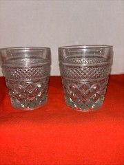 Anchor Hocking WEXFORD 8 Oz Drinking Glass – Set Of 2- Estate Find