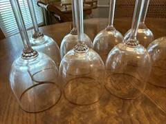 LENOX McKINLEY WINE GLASSES , 7 1/4” Cut Lead Crystal, 22K Trim, 8
