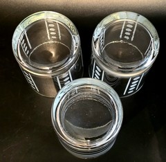 (362) *RARE- D’Arques Durand Uptown Old Fashioned Glasses Straight Side Set Of 6