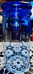 RARE CLASSIC LIBBEY BANGLES Cobalt Blue Highball Granny Core Tumbler Glass