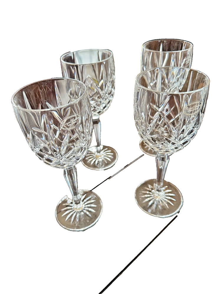 Cut Crystal Wine Glasses