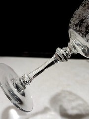 1- Vintage Tiffin JUNE NIGHT Glass 5 1/4″ LIQUOR COCKTAIL