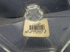 Lenox Crystal LC31 Pattern Set of 2 Candlesticks 8″