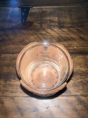 Libbey Bamco Western 4” Tumbler Shot Glass & Laced Leather Sleeve #8