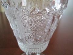 Westmoreland «Princess Feather» Clear Water Goblets – Set of 8 – 5 7/8″ Tall