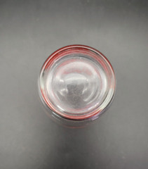 VINTAGE KRAFT SWANKY SWIG JUICE GLASS – RED BIRD AND ELEPHANT