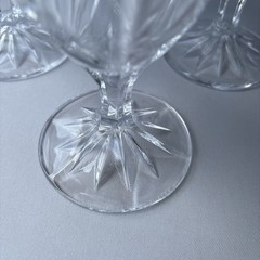 Godinger Milano Shannon Goblets 24% Lead Crystal Set o 4 Item #2525 Stemmed 13oz