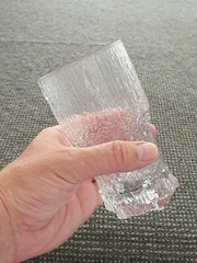 🔶️4 VINTAGE IITTALA FINLAND ASLAK TAPIO WIRKKALA GLASS TUMBLER BEER MCM DANSK