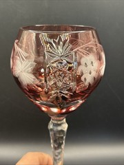 Nachtmann Traube Tall Wine Hock (1) Cranberry Red 8 1/4″ (G50)
