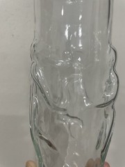 7″ Clear Libbey Dancing Nudes Glass/Mint Julep glass with Raised Dancers. READ