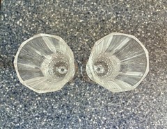 Set Of 2 VTG Cristal D’Arques Paris Longchamp Champagne Flute Glasses 4 Oz