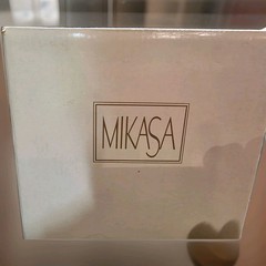 VTG Disconted Mikasa Concerto Highball Crystal Glasses, NOS in OB (4) Yugoslavia