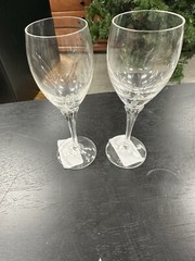 Set of 2 Gorham Crystal Jolie 8 1/4″ Wine Glass 8 oz Excellent!