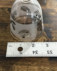 Libbey Glass «Silver Leaf or Silver Foliage» Wine Glasses, 2 MCM
