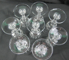VTG Cristal D’Arques Durand Chantelle Crystal 4 3/8” Cordial/Liqueur Goblets – 8