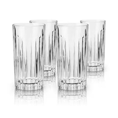 14 Oz. Crystal Highball Glasses Cocktail Glass Wedding or Anniversary Special Oc
