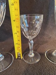 Cristal D’Arques-Durand Washington Glasses Wine Water Cordial Champagne Sherbert