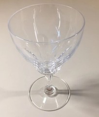 Vintage Val St Lambert Riviera Water Goblet 6 1/8″ Signed Discontinued