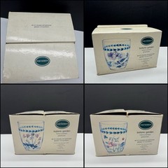 Portmeirion Botanic Garden Double Old Fashioned Glasses 14 fl. oz ~ In Box