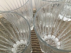 PICK 2 Martha Stewart SUN RAYS Highball OR LOWBALL Crystal Glass Set of 2 PICK