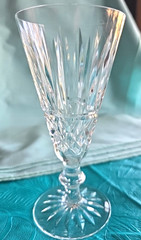 WATERFORD Tramore FLUTED Champagne 6 1/4″ Tall 3″ Diameter At Rim PERFECT