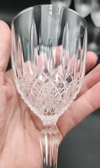 Cristal D’Arques Constance Plain Wine Glasses set of 4-8 oz 6 5/8″