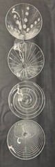 Mikasa Cheers Crystal Martini Glasses Etched~ Set of 4 ~ Excellent! Holiday