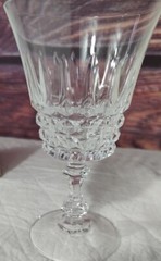 Vintage W.M Dalton 24% French Lead Crystal 2 Goblets Unit No 1 In Box