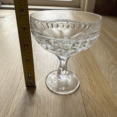 Action/Zajecar Yugoslavia Lead Crystal Vintage Wine Liquor Compote Stemmed Glass