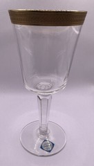 Lenox Georgetown Gold Encrusted Rim 6.5” Wine Glass New Never Used Org Sticker
