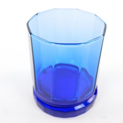 Anchor Hocking Essex Lowball Glass, Cobalt Blue Rocks Tumbler Old Fashioned