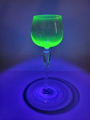 Antique – Lime Green Bohemian Wine Glasses – Crystal