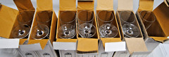 WM Dalton French Lead Crystal Cherbourg Parfait/Sour #4 Glasses Lot of 13 M5019