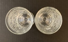Indiana Glass Colony Whitehall Cube 5” Footed Juice Glasses – Set of 2 – EUC