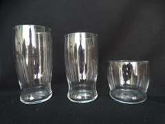 Vintage Standard Glass (?) Clear 18oz Blown Tumbler(s) Very Good Used Condition