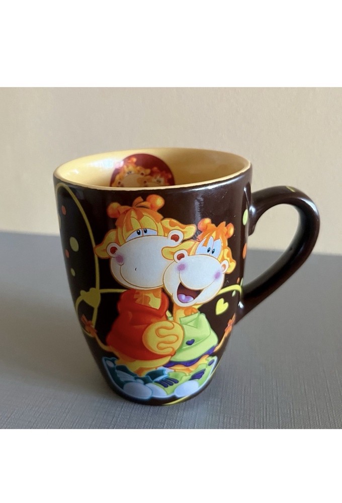 «PELANAS» Colorful Cartoon Characters logo heart motit. Mug Size: OS