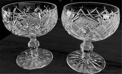 Waterford Donegal Crystal Champagne Or Sherbet Glasses Set of 2 Excellent