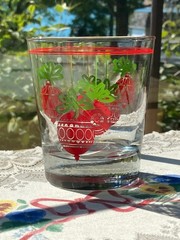 Christmas Ornament Cocktail Tumblers 3.5″ Diameter 4″ Tall