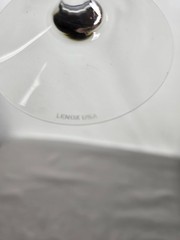 Lenox Vintage Jewel Platinum Wine Glass LENOX USA MARK