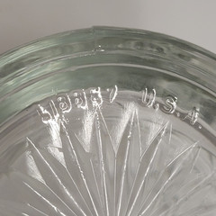 VTG Libbey Hobstar Double Old Fashioned Cut Glass Tumbler Star Of David