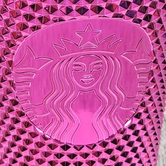 Starbucks Pink Studded Tumbler 24oz Cold Cup Lid Straw 2023 Limited Edition Logo
