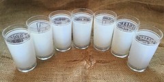 7 Vintage State Souvenir Drinking Glasses Tumblers – VT AL NC ND RI LA MS