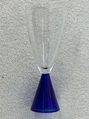 SASAKI — EON, BLUE — WINE GLASSES — 4